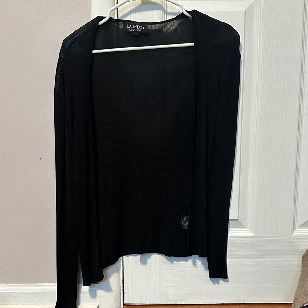 Laundry By Shelli Segal Women's Elegant Black Blouse